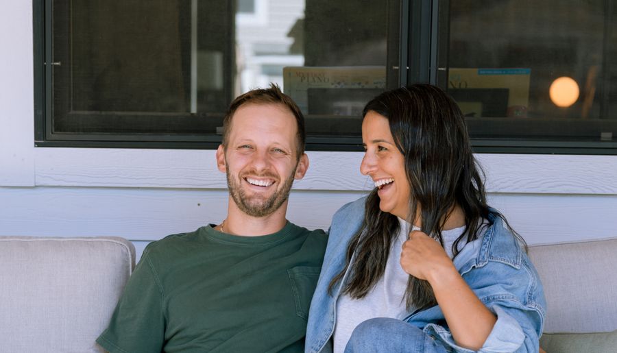 Derek and his wife